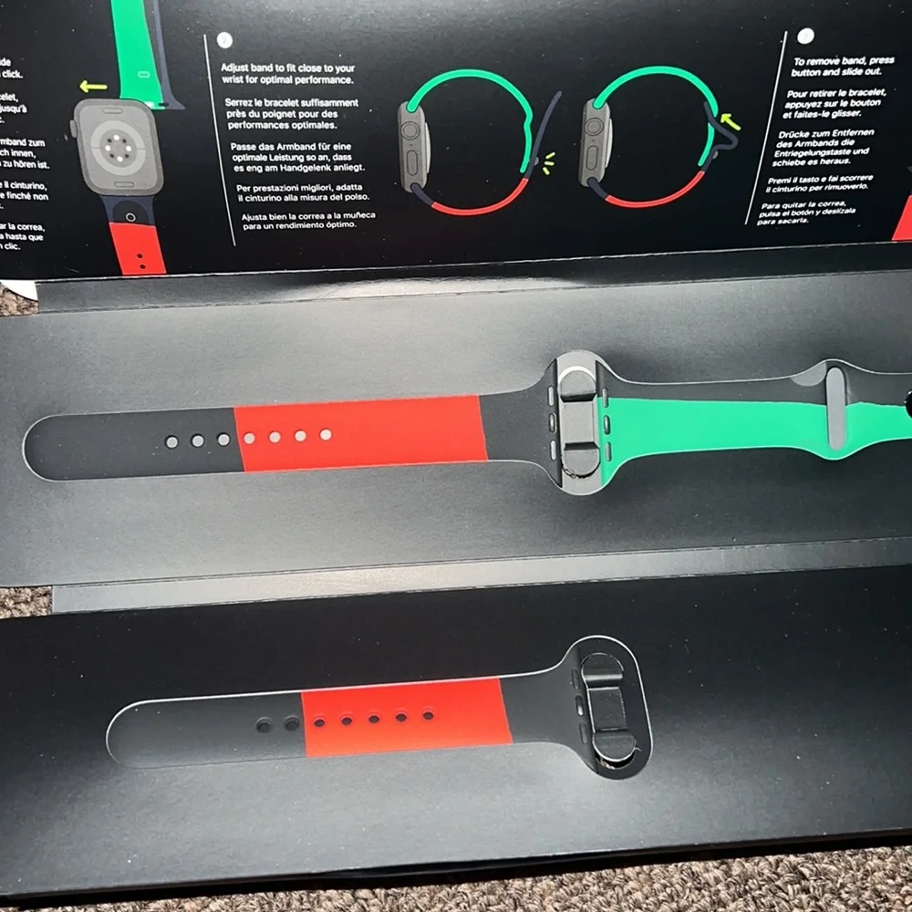 Black unity Apple Watch band